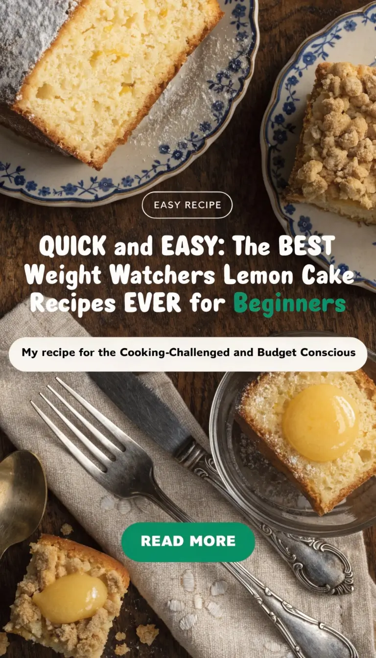 Weight Watchers Lemon Cake