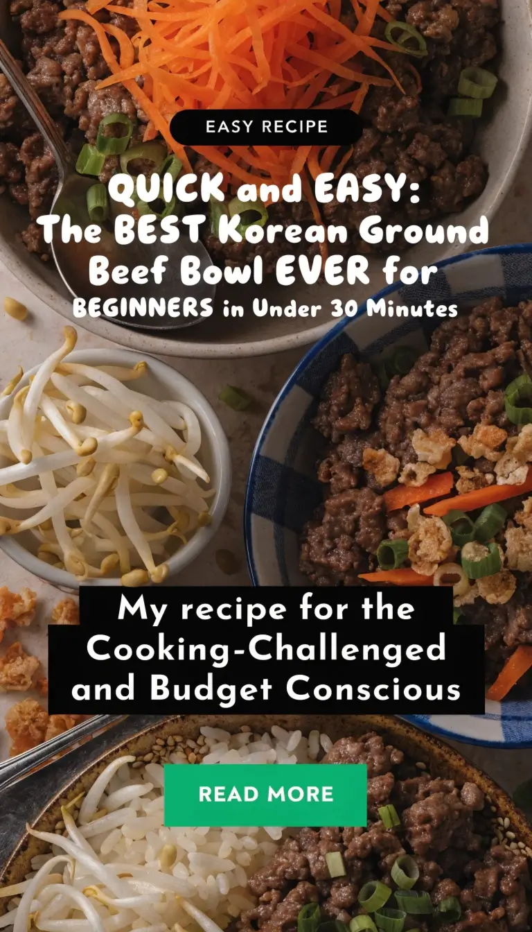 Korean Ground Beef Bowl
