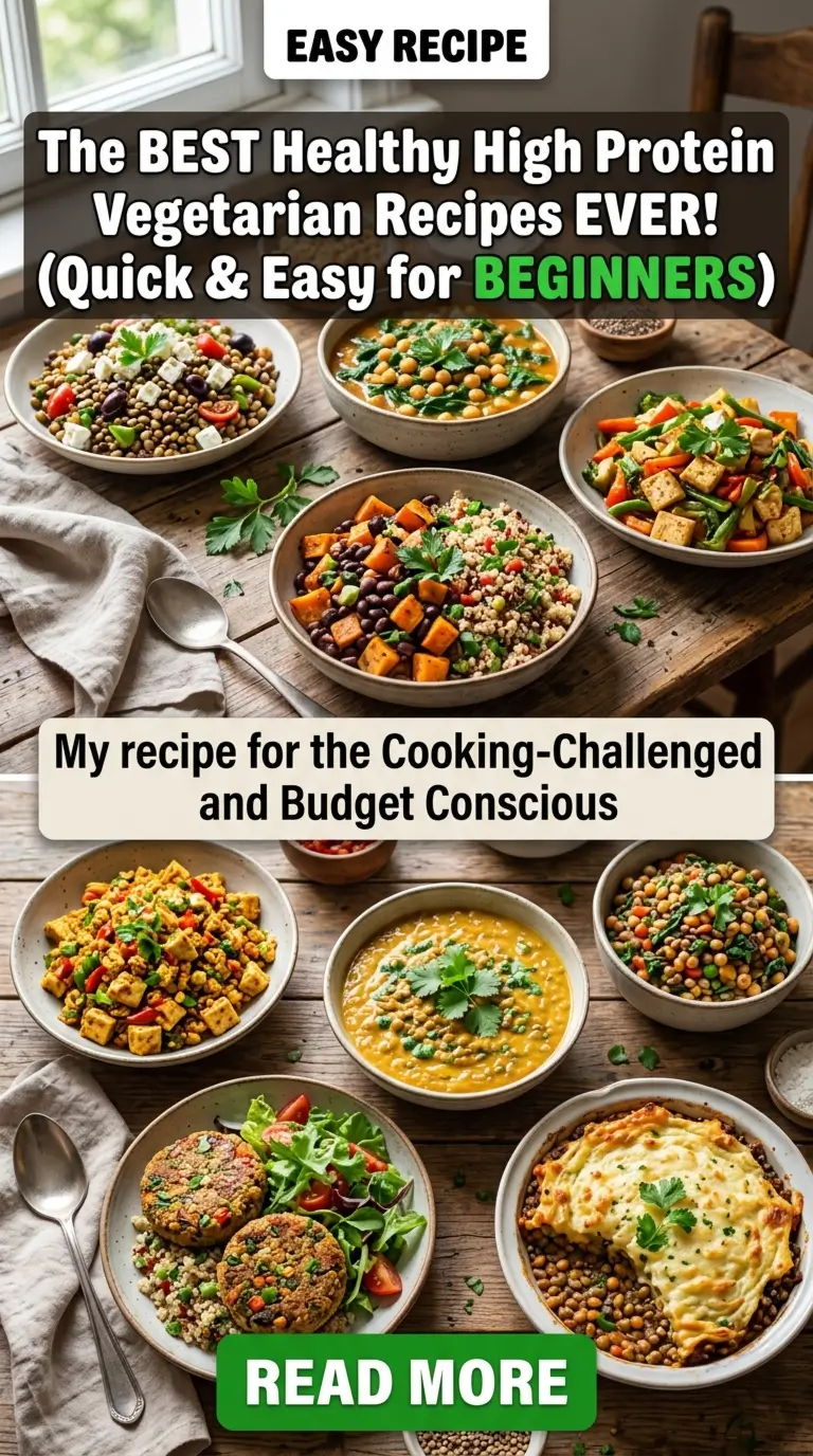 High Protein Vegetarian Recipes