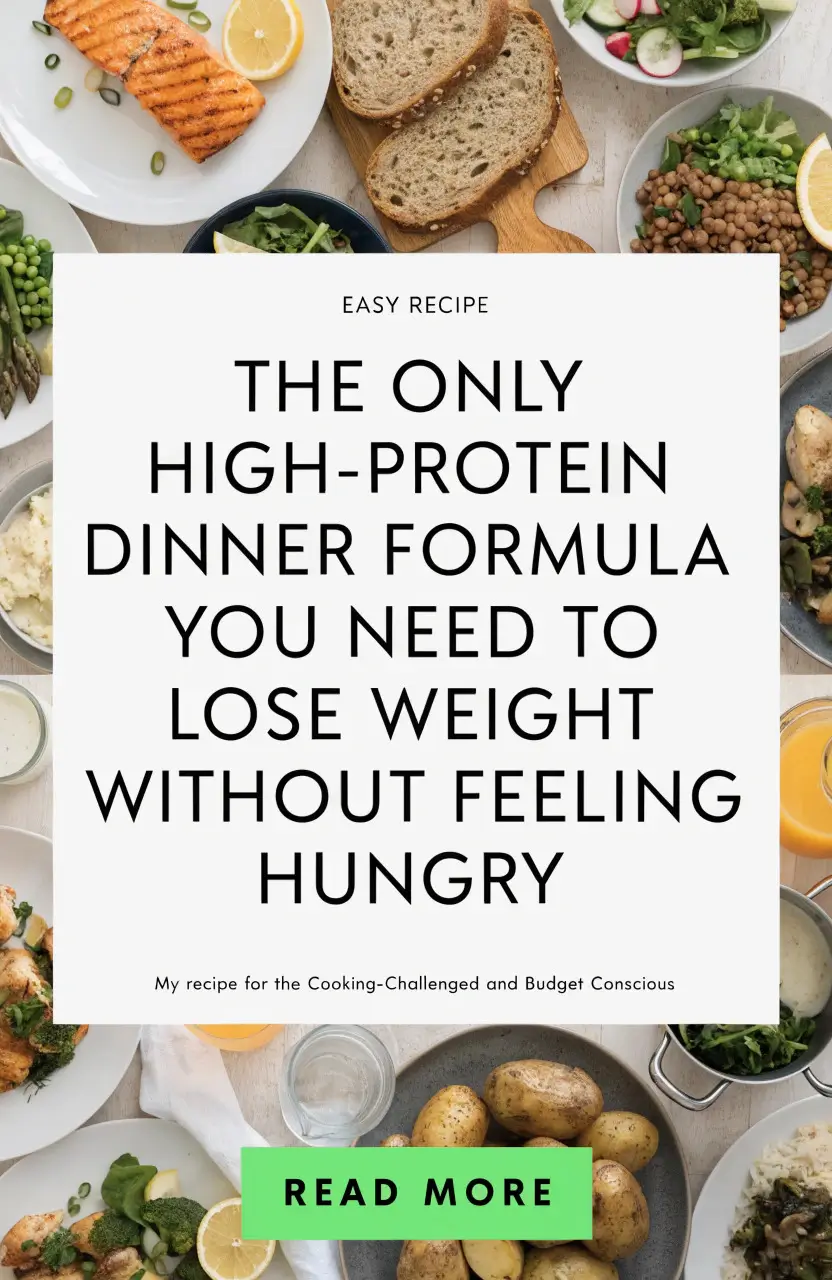 THE ONLY HIGH-PROTEIN DINNER FORMULA YOU NEED TO LOSE WEIGHT WITHOUT FEELING HUNGRY