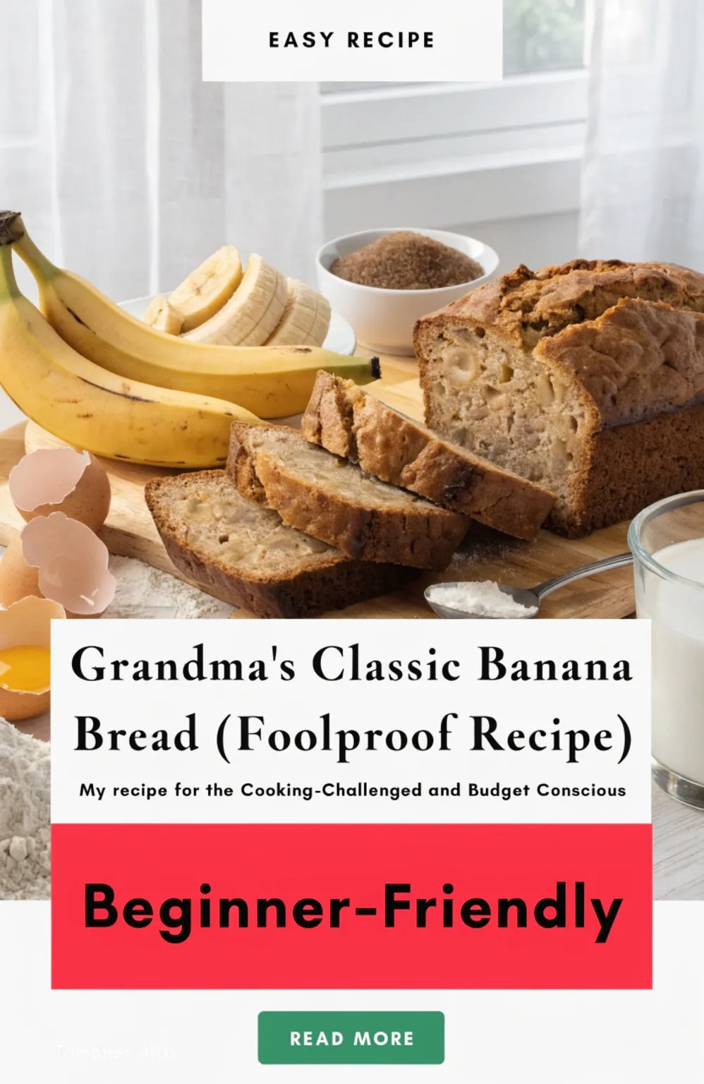 Grandma's Classic Banana Bread (Foolproof Recipe)