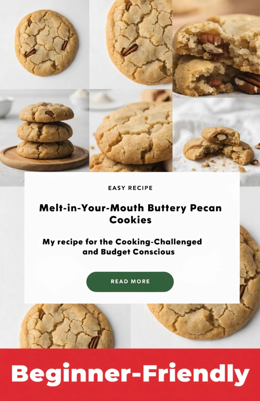 Melt-in-Your-Mouth Buttery Pecan Cookies
